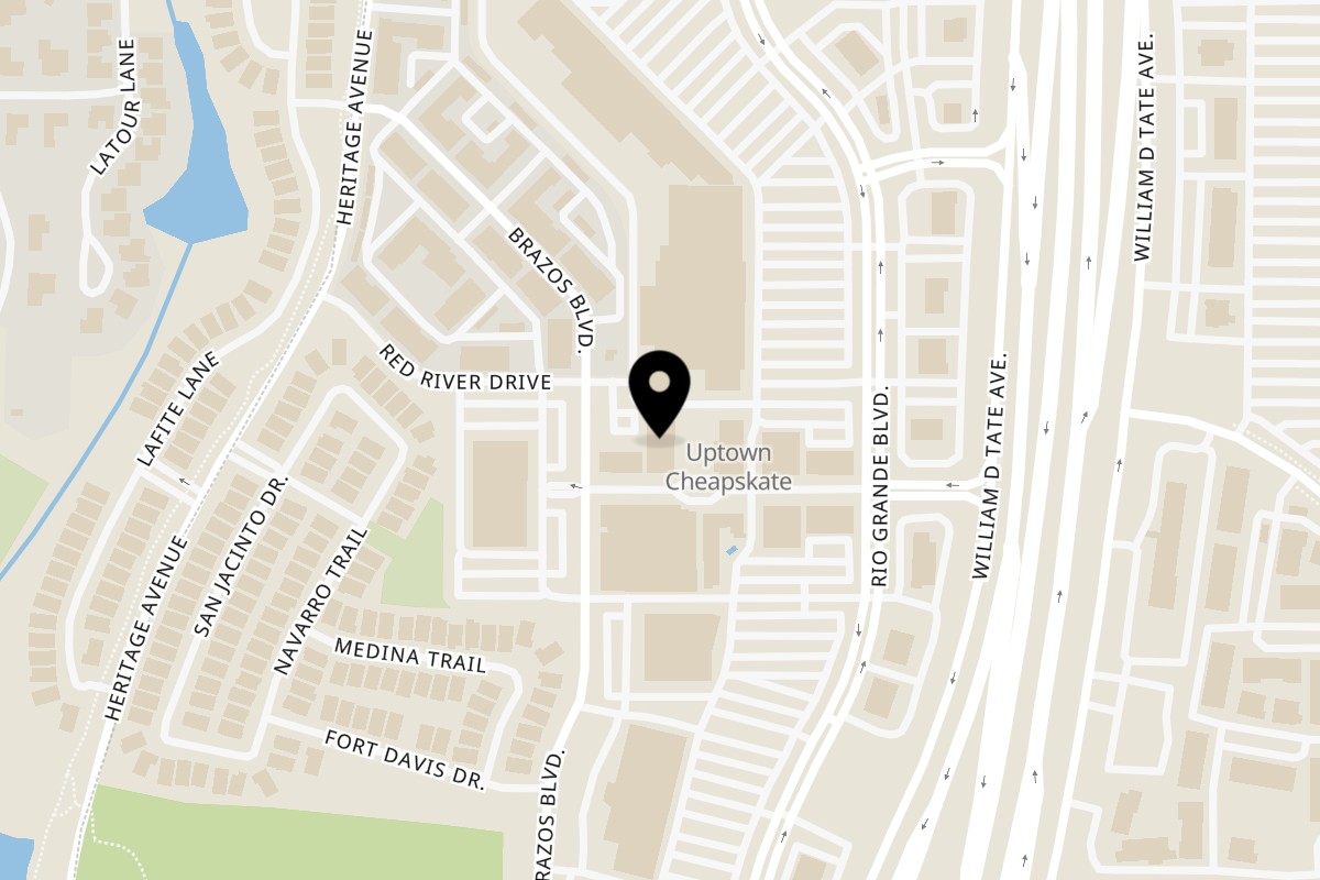Map showing the location of The Reserve Euless on 1310 Chisholm Trail #100 in Euless